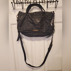 Joelle Hawkens Black Leather Purse - Punk/Industrial